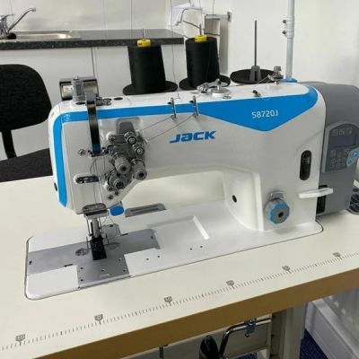 Jack JK-58720J-405E (голова) Двухигольная швейная машина без отключения игл